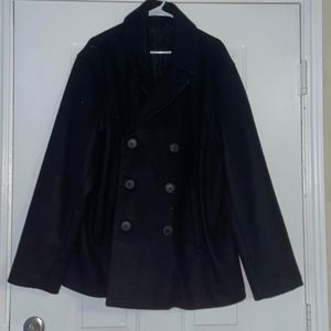 Barely worn black trenchcoat